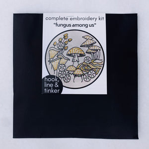Hook Line Tinker Embroidery Kit " Fungus Amoung Us"