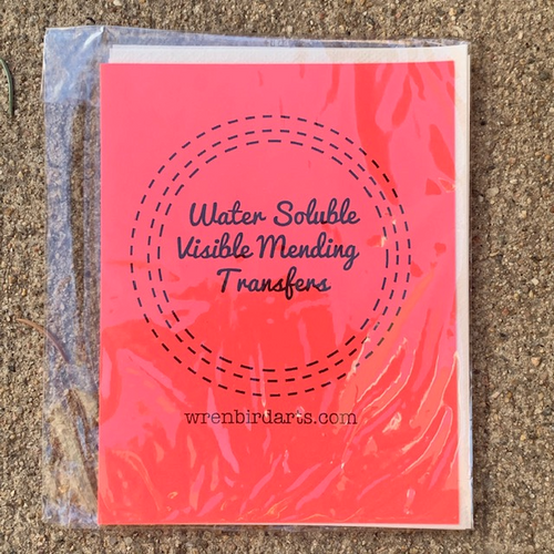 Wrenbird Water Soluble Visible Mending Transfers