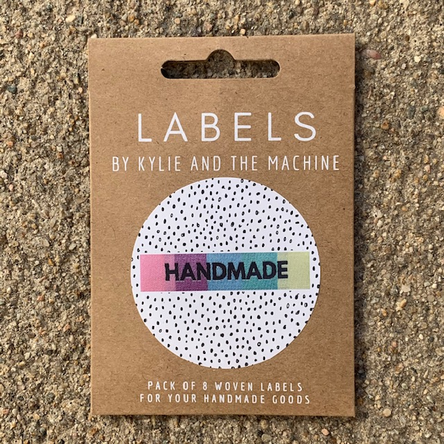 Kylie + The Machine label Handmade
