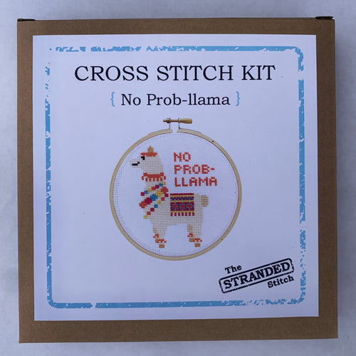 Stranded Stitch Cross Stitch Kit No Prob-llama
