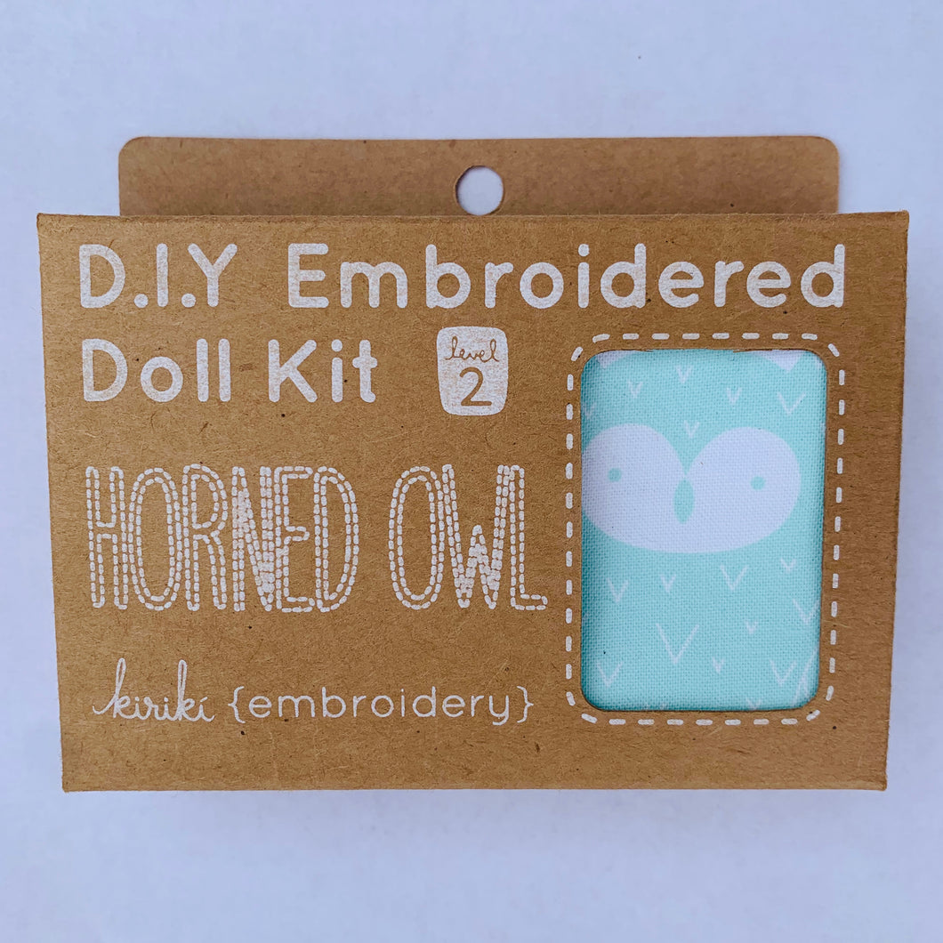 Kiriki Press DIY doll kit Horned Owl