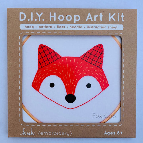 DIY Hoop Art Kit Fox