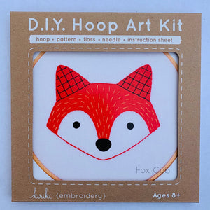 DIY Hoop Art Kit Fox