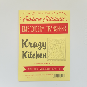 Sublime Stitching Krazy Kitchen Embroidery Transfers