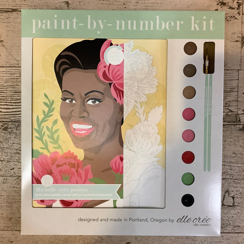 Paint by number Michelle Obama