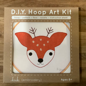 Kiriki Press Hoop Art Kit Deer