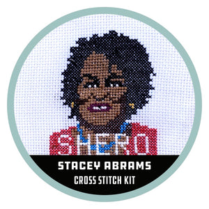 Maker General Stacey Abrams Cross Stitch Kit